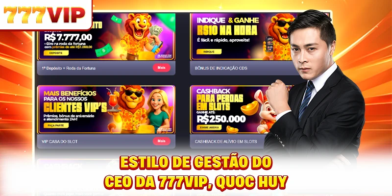 Estilo de gestão do CEO da 777VIP, Frederico Trajano